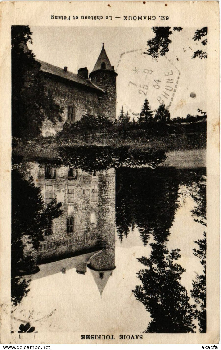 CPA AK Chamoux - Le Chateau Et L'Étang (388183) - Chamoux Sur Gelon