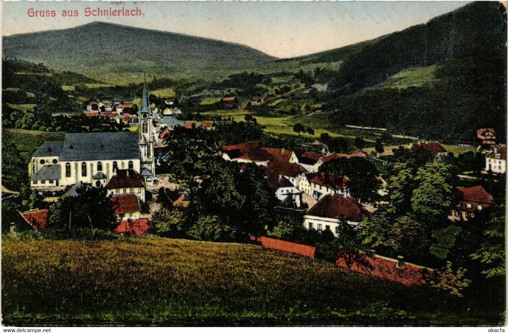 CPA AK SCHNIERLACH - LAPOUTROIE - Panorama - Vue Générale (389785) - Lapoutroie