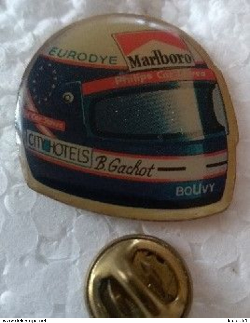 Pin's - Automobile - F1 - Marlboro - Casque - B. GACHOT - - F1