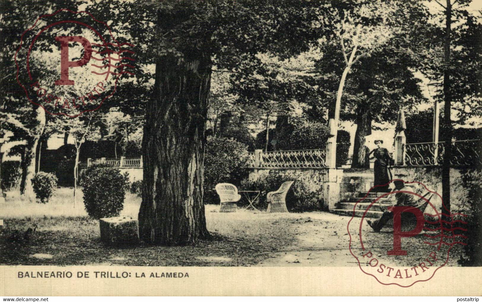 BALNEARIO DE TRILLO. LA ALAMEDA. - Guadalajara
