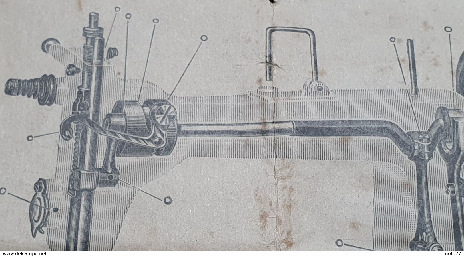 LIVRET Instructions MODE D'EMPLOI - MACHINE à COUDRE - Vers 1900 -Environ 14x122 Cm 21 Pages - Matériel Et Accessoires