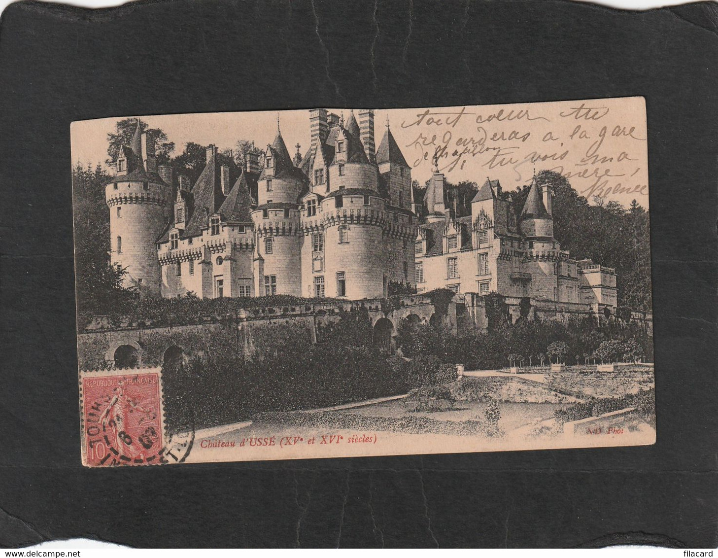 105728       Francia,    Chateau  D"Usse,  XVe  Et  XVIe  Siecles,  VG  1907 - Chanac