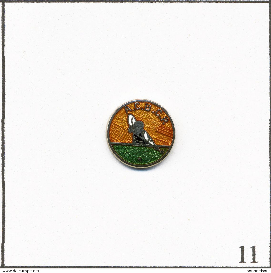 Pin's Sport - Billard / ACBCP ( Académie Billard Club Poitevin). Non Estampillé. EGF. T838-11 - Billard