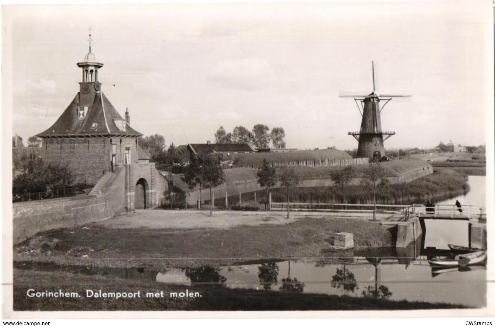 Gorichem Dalempoort Met Molen - Gorinchem