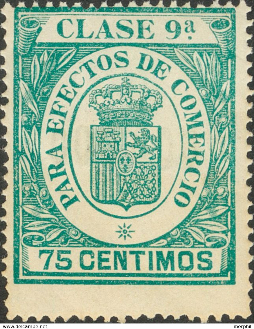 **. 1920. Serie Completa EFECTOS DE COMERCIO, Seis Valores. NºA000.000. MAGNIFICA. (Alemany 94/99) - Autres & Non Classés