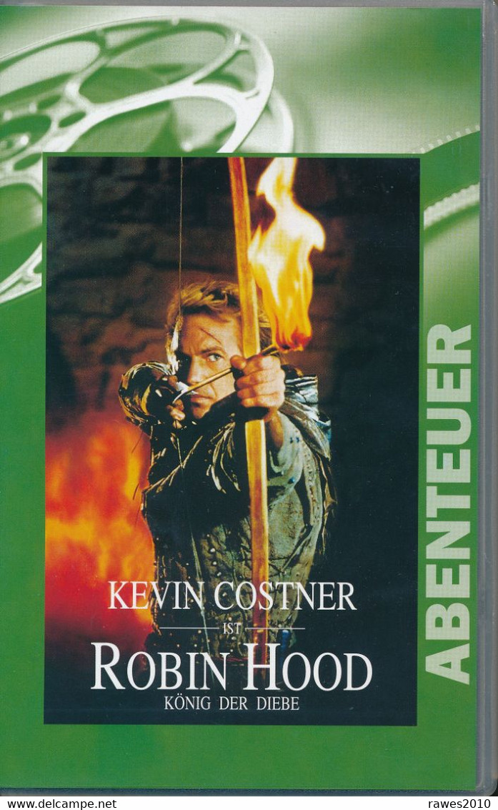 Video : Robin Hood König Der Diebe Kevin Costner VHS Kassette - Actie, Avontuur