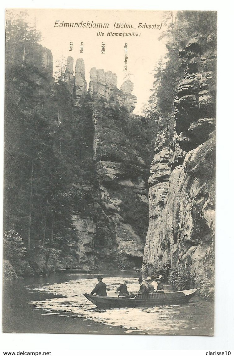 Allemagne  Edmundsklamm Wasserfall  Bohm Schweiz Animée - Hohnstein (Saechs. Schweiz)