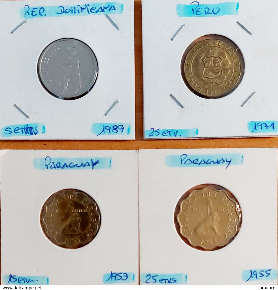 CENTRAL AND SOUTH AMERICA (PARAGUAY, PERU, COSTA RICA, BAHAMAS, ECUADOR, DOMINICANA) - 7 Coins (very Good Condition) - Sonstige – Amerika
