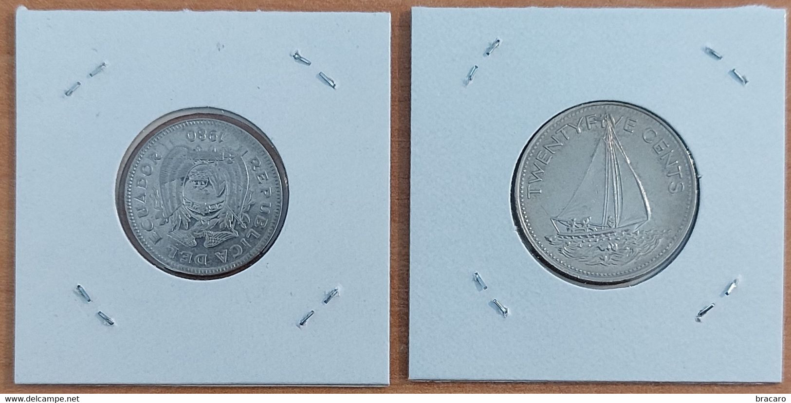 CENTRAL AND SOUTH AMERICA (PARAGUAY, PERU, COSTA RICA, BAHAMAS, ECUADOR, DOMINICANA) - 7 Coins (very Good Condition) - Otros – América