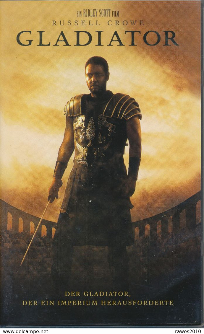 Video: Der Gladiator, Der Ein Imperium Herausforderte Mit Russel Crowe Kassette 2000 - Acción, Aventura