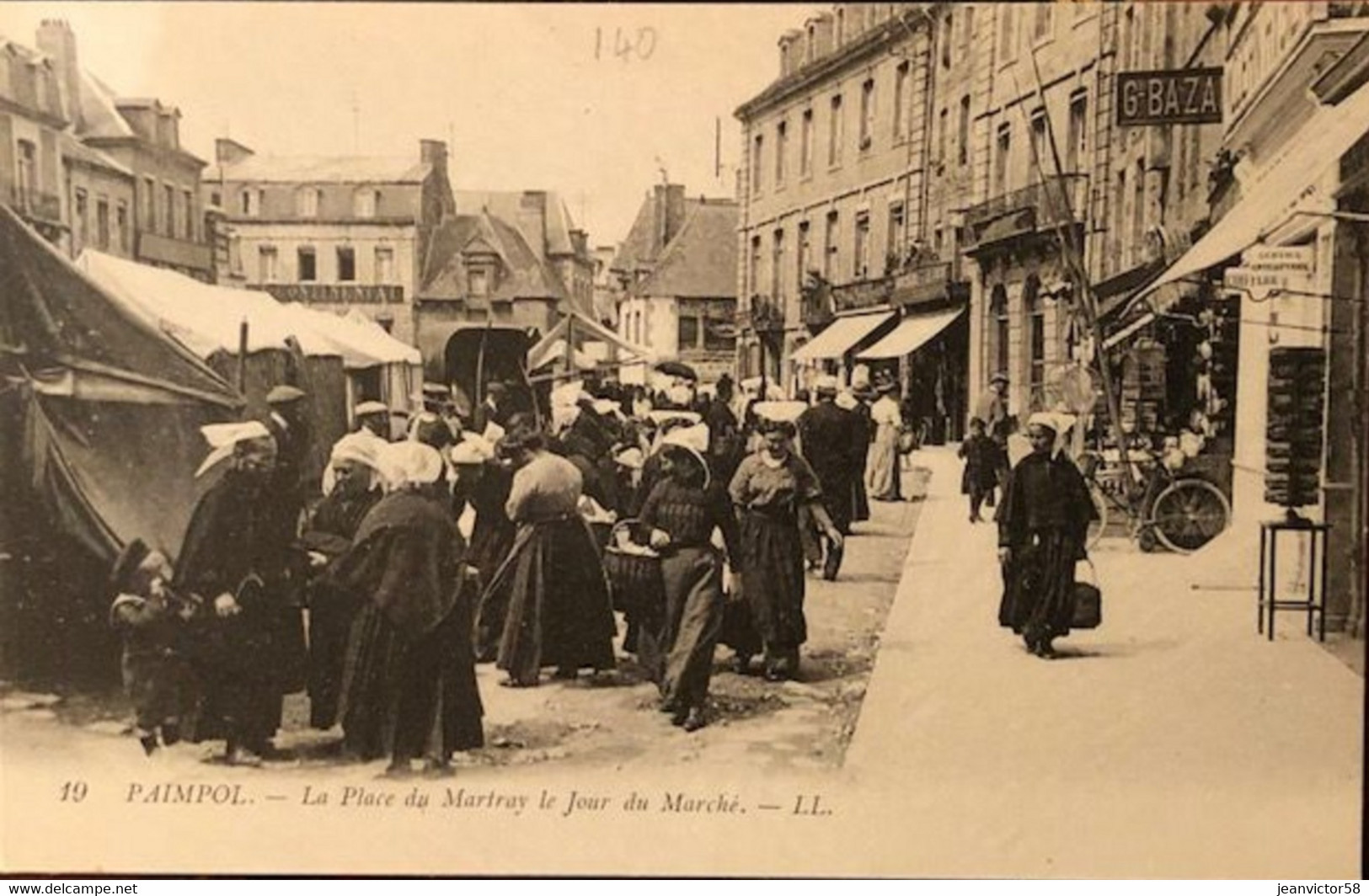 10 Paimpol La Place Du Martray Le Jour Du Marché - Paimpol