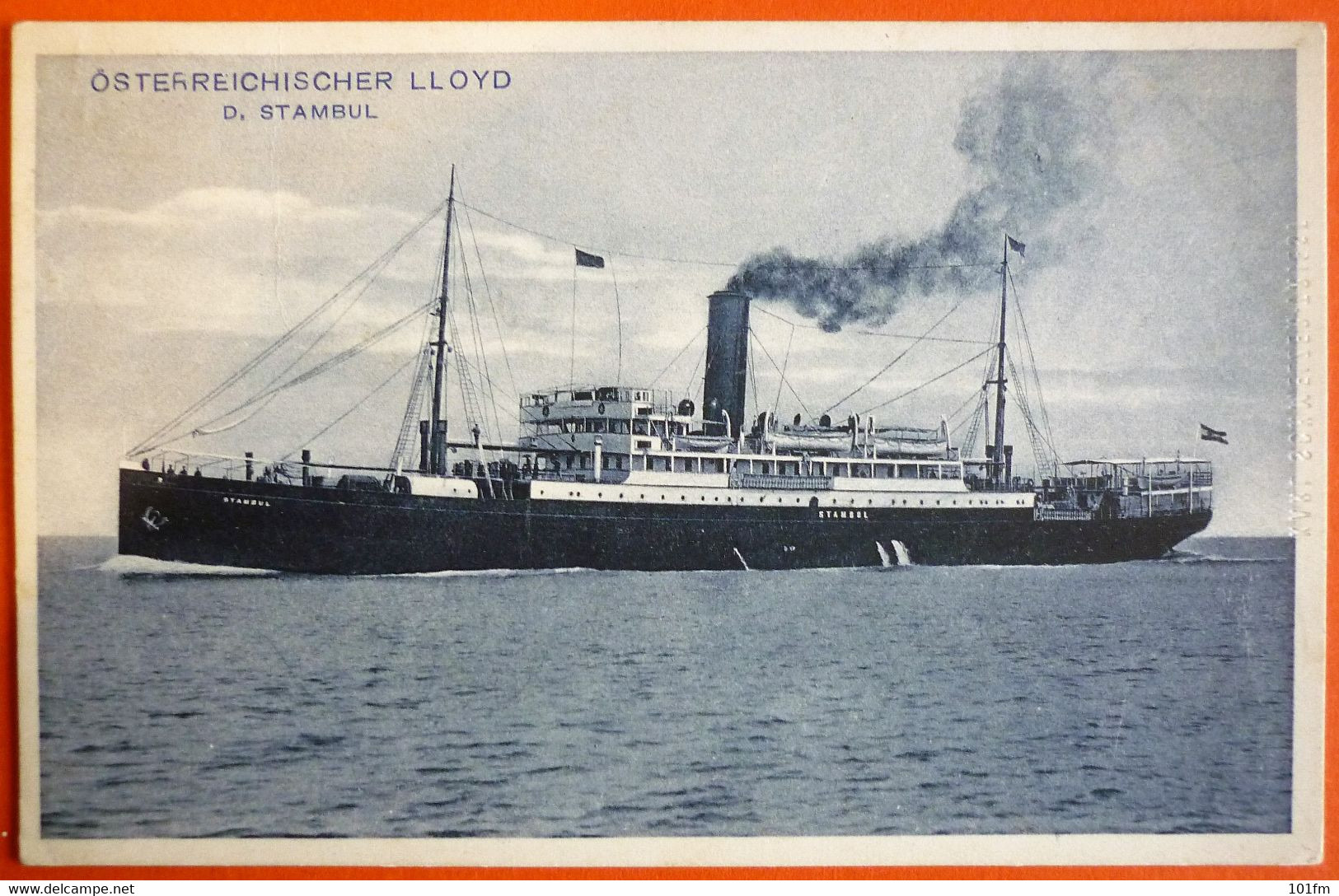 SS. "STAMBUL" - LLOYD AUSTRIACO, ÖSTERREICHISCHER LLOYD, TRIESTE - Dampfer