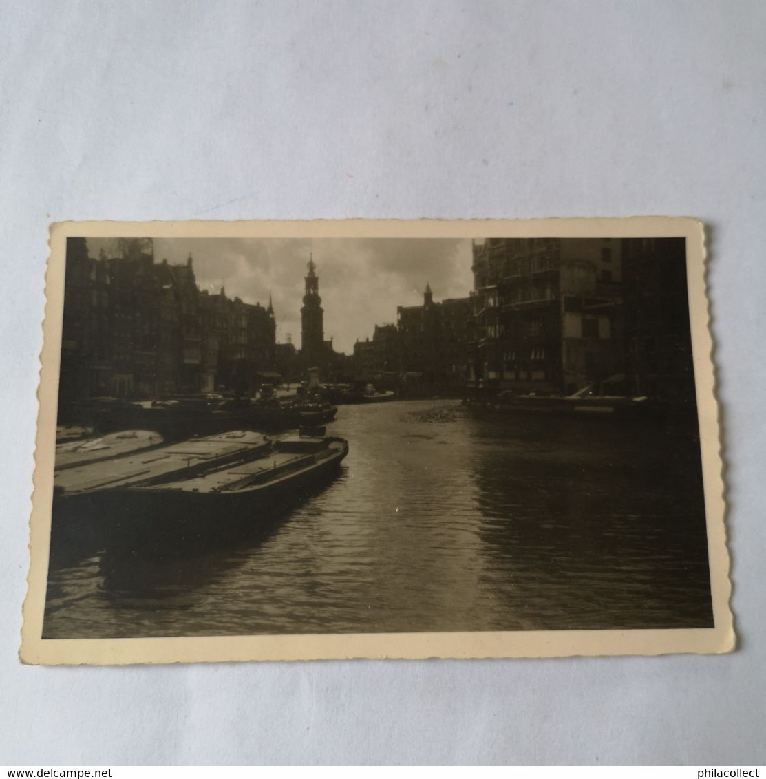 Amsterdam // FOTOKAART Prive /Amstel Met Zicht Muntplein 19?? - Amsterdam