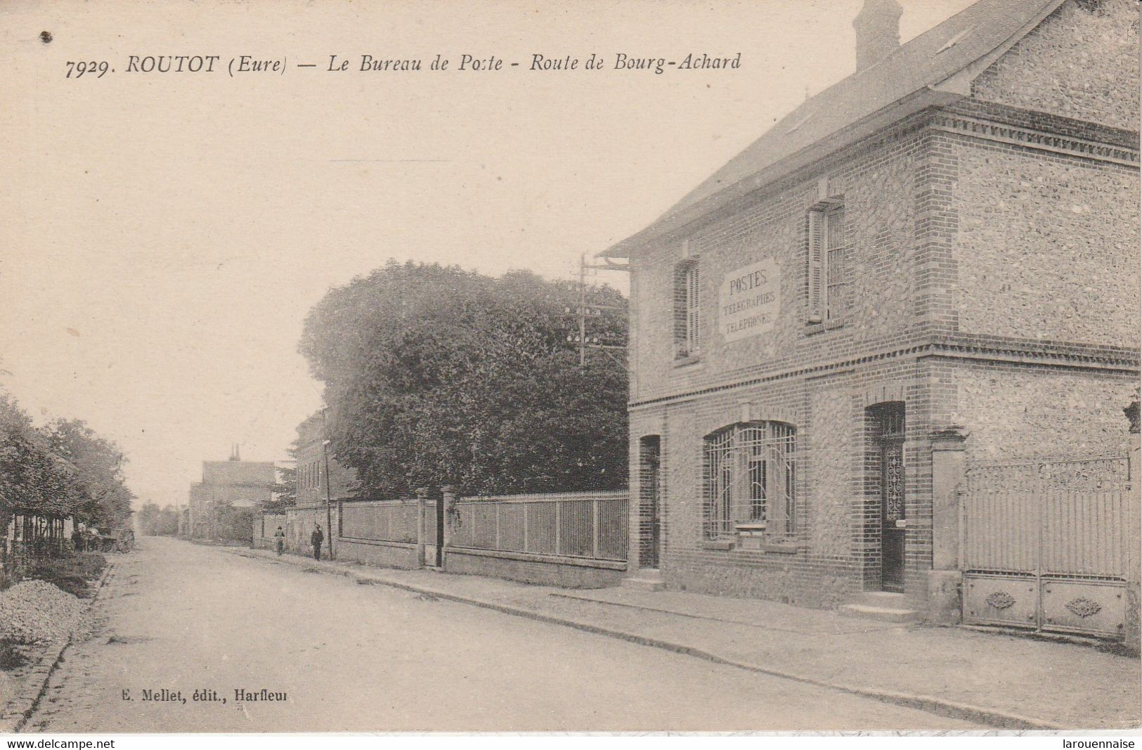 27 - ROUTOT - Le Bureau De Poste - Route De Bourg Achard - Routot