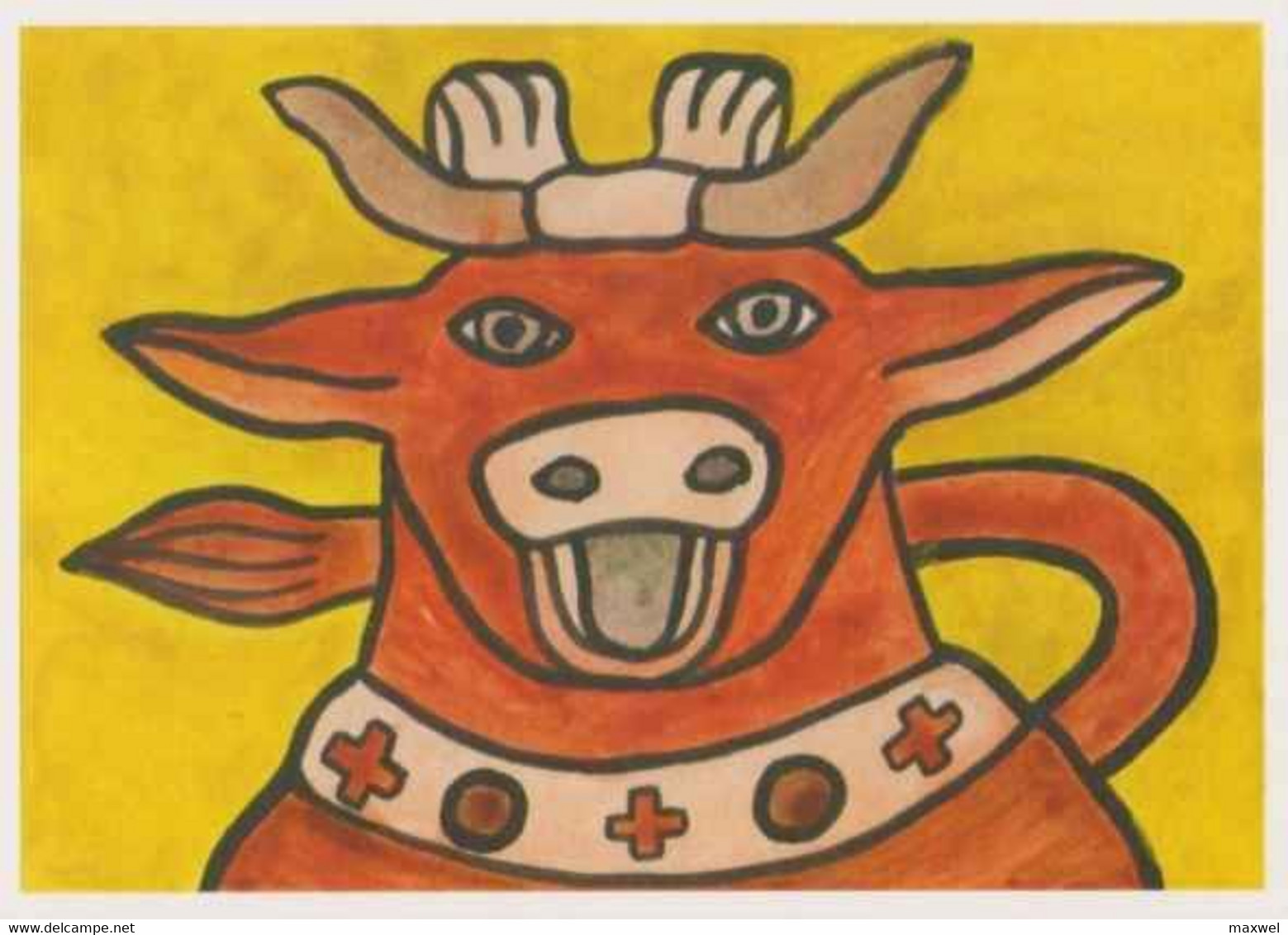 Cpm 1741/007 ERGON - Vache Rouge - Animal - Illustrateurs - Illustrateur - Ergon