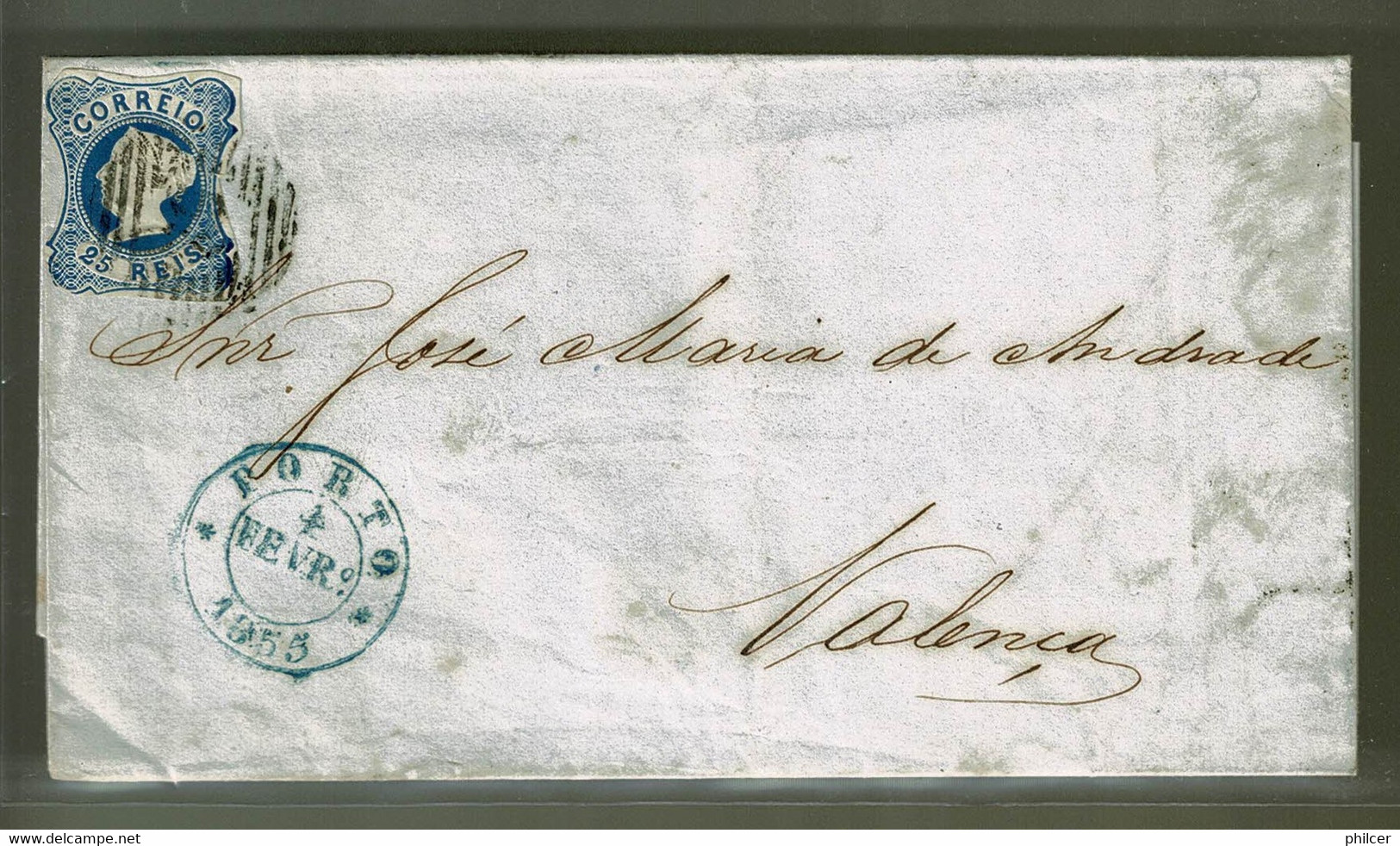 Portugal, 1855, Porto-Valença - Covers & Documents