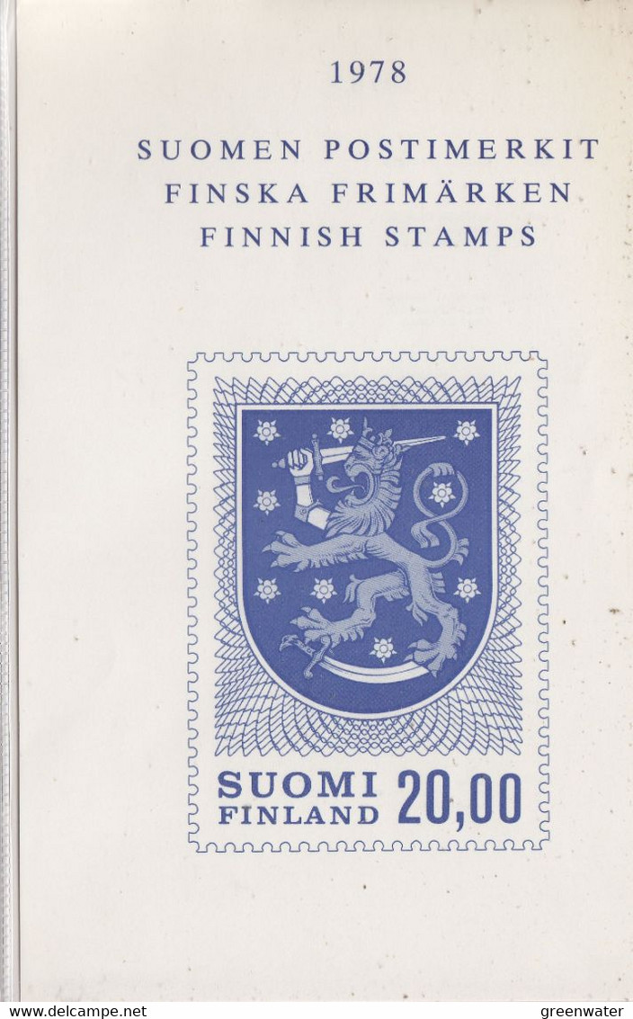 Finland 1978 Year In Map ** Mnh ((F9014) - Années Complètes