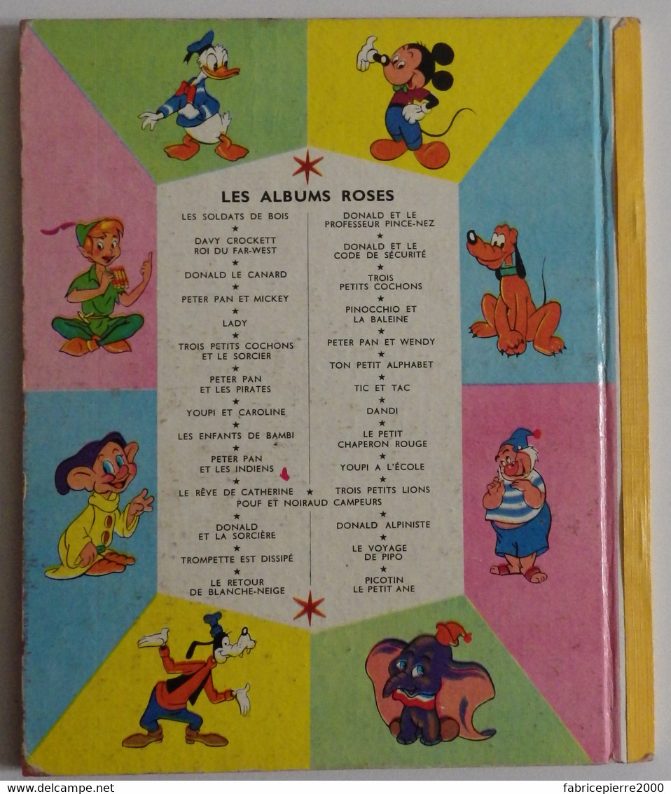 WALT DISNEY - Donald Alpiniste 1964 Hachette Les Albums Roses - Hachette