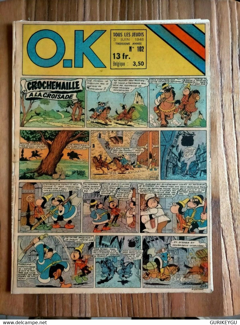 Bd OK N° 102 ERIK TANGOR  YUMBO De MARTIAL KAZA Jean ACHE RODEO KID 3/6/1948 - Rodeo