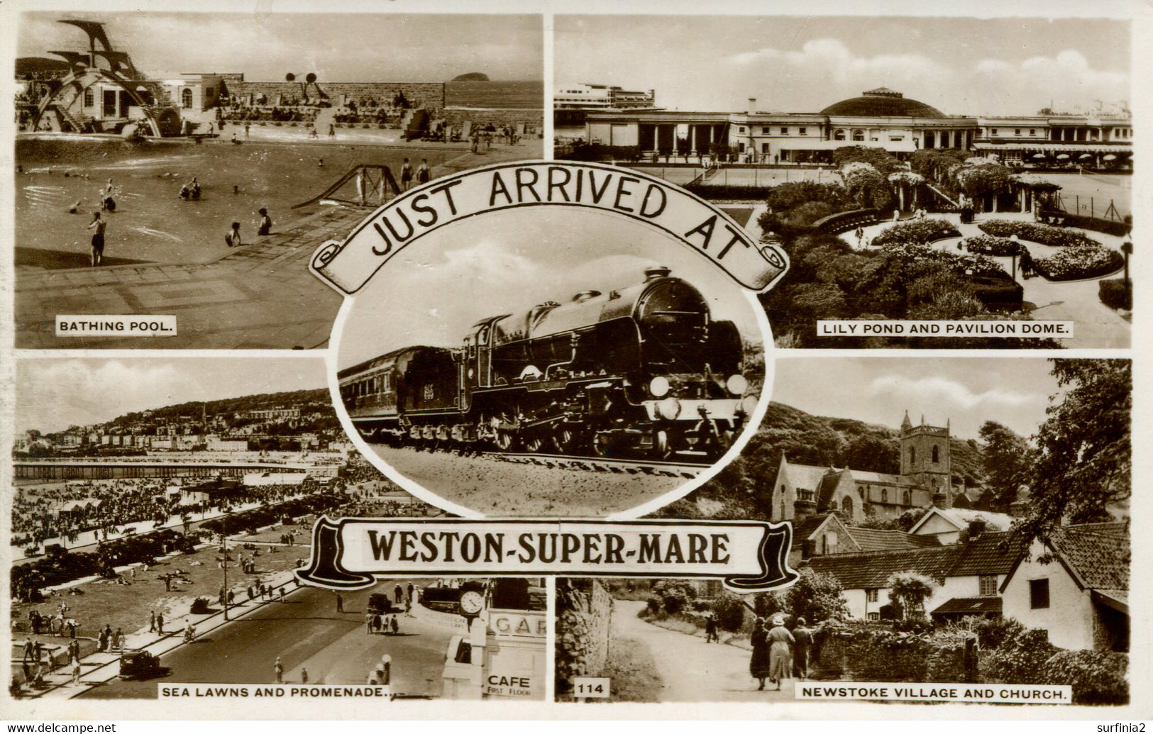 AVON - WESTON SUPER MARE - 4 RP VIEWS Av617 - Weston-Super-Mare