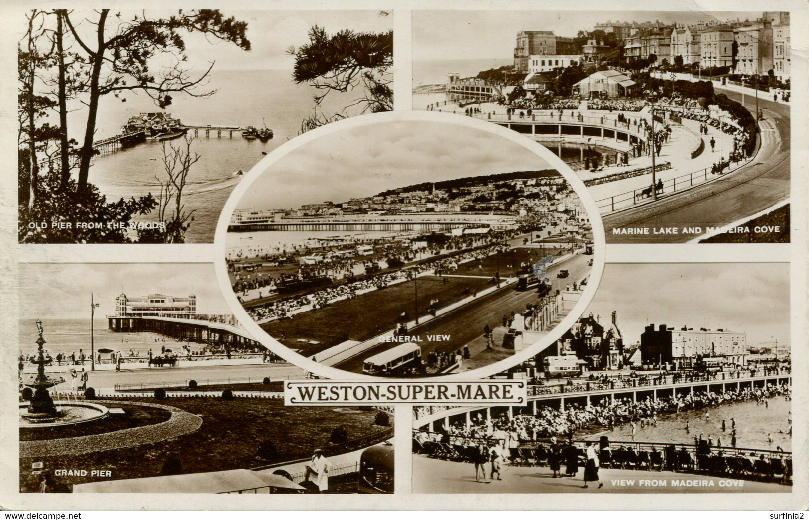 AVON - WESTON SUPER MARE - 5 RP VIEWS Av618 - Weston-Super-Mare