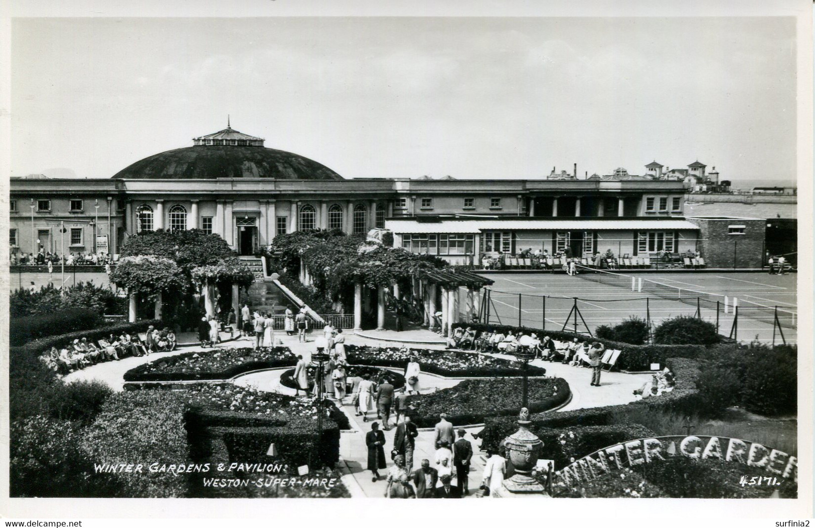 AVON - WESTON SUPER MARE - WINTER GARDENS AND PAVILION RP Av608 - Weston-Super-Mare