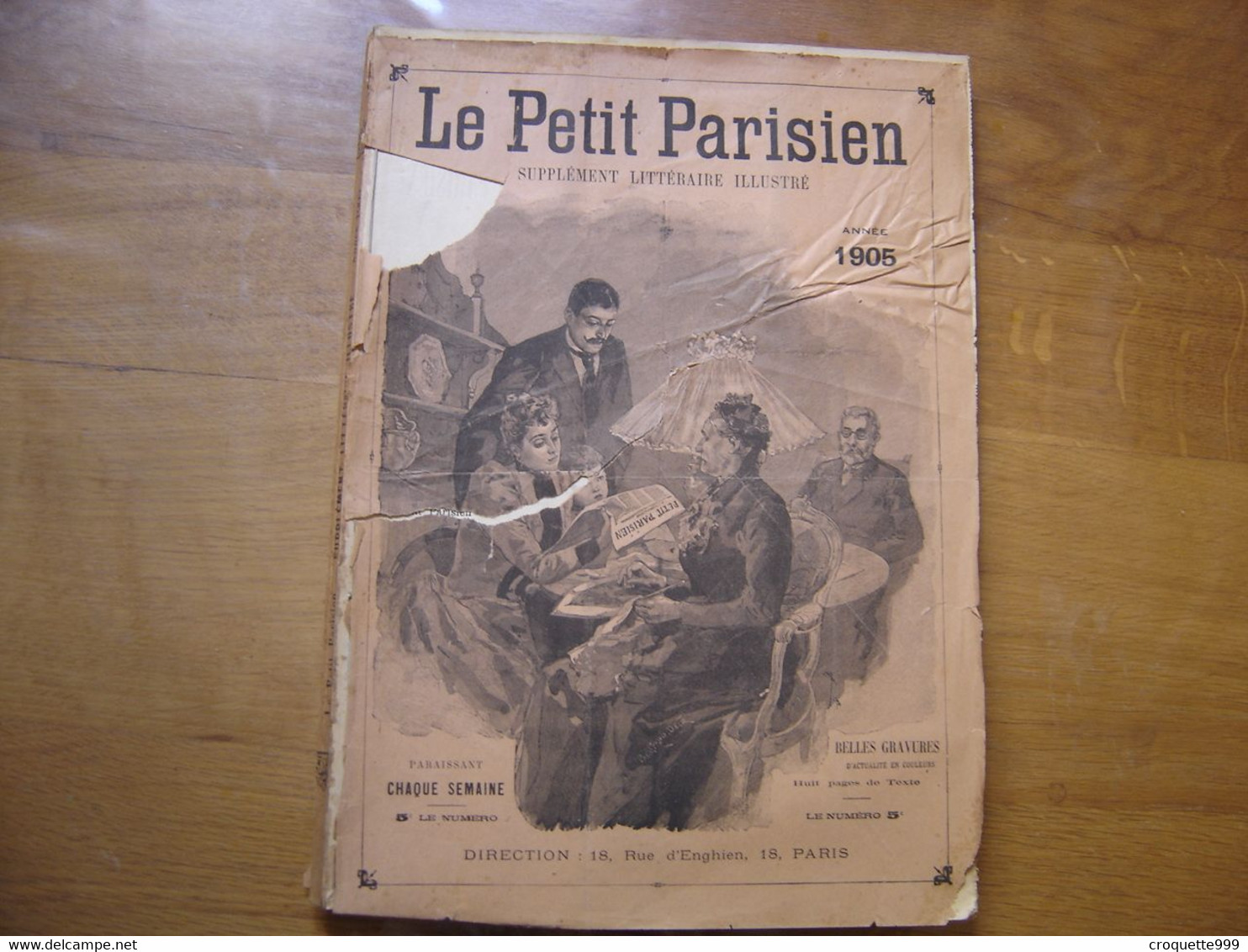 1905 PETIT PARISIEN ILLUSTRE Automobile Russie Chine SOMMAIRE - Le Petit Parisien