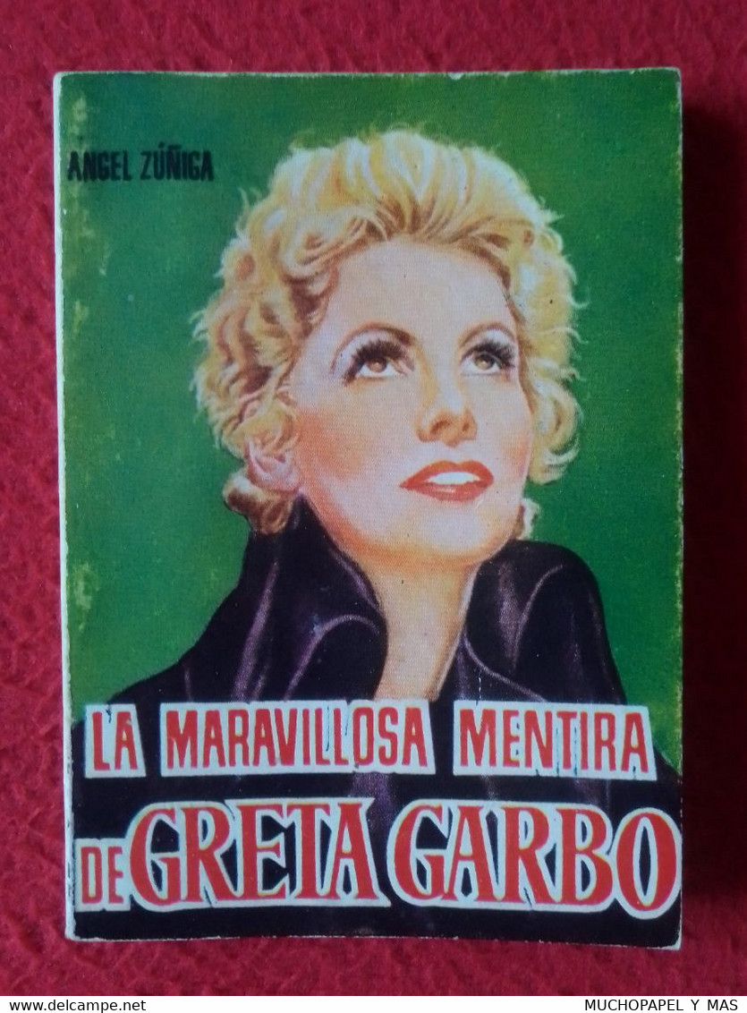 SPAIN SERVIDORES DE LA CULTURA PEQUEÑOS GRANDES LIBROS ENCICLOPEDIA PULGA MINI BOOK MARAVILLOSA MENTIRA DE GRETA GARBO.. - Other & Unclassified