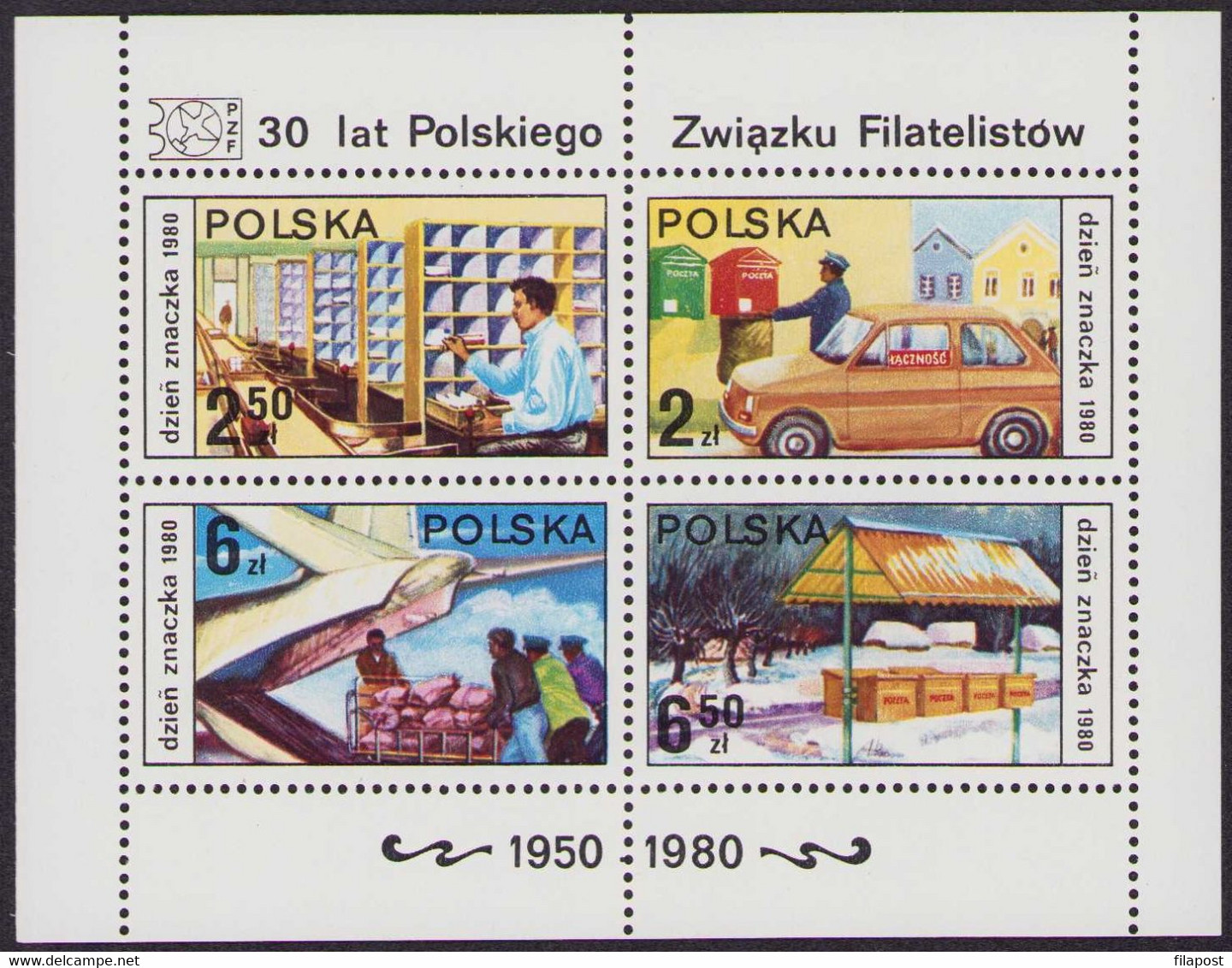 POLAND 1980 Fyll Year / Olympics Moscow, Medicinal Plants, Herbs, Cars, Rowing, Ships, Mushrooms, Horses, Space MNH** - Full Years