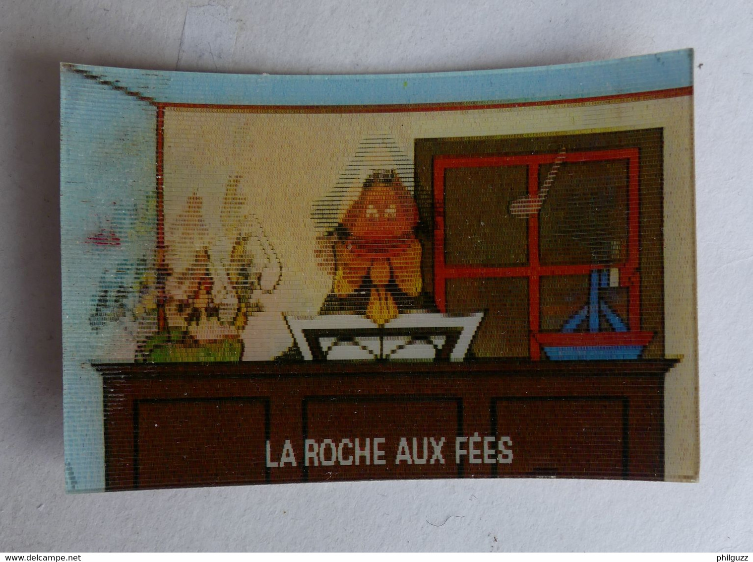 RARE IMAGE HOLOGRAPHIQUE LA ROCHE AUX FEES CASIMIR N° 18 ALLEGRO JOUE FORTISSIMO (1) 1979 - Chromos