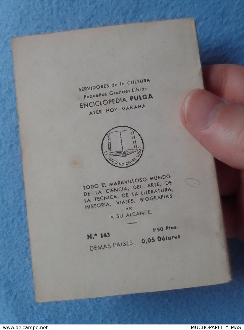 SPAIN SERVIDORES DE LA CULTURA PEQUEÑOS GRANDES LIBROS ENCICLOPEDIA PULGA MINI BOOK ATILA JULIO VACAREZA LIBRO MINIBOOK. - Andere & Zonder Classificatie