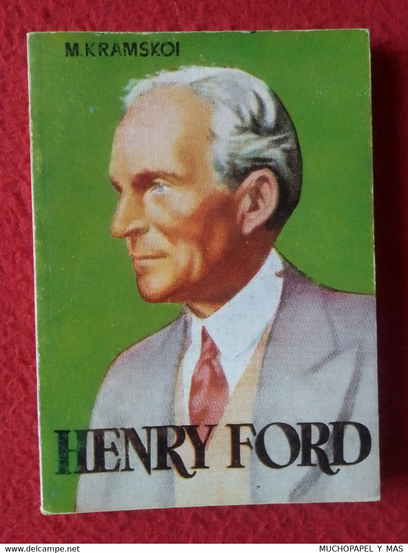 SPAIN SERVIDORES DE LA CULTURA PEQUEÑOS GRANDES LIBROS ENCICLOPEDIA PULGA MINI BOOK HENRY FORD M. KRAMSKOI CARS VOITURES - Other & Unclassified