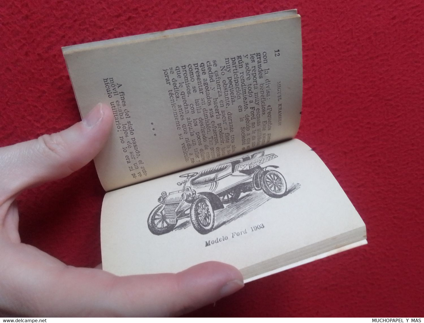 SPAIN SERVIDORES DE LA CULTURA PEQUEÑOS GRANDES LIBROS ENCICLOPEDIA PULGA MINI BOOK HENRY FORD M. KRAMSKOI CARS VOITURES - Andere & Zonder Classificatie