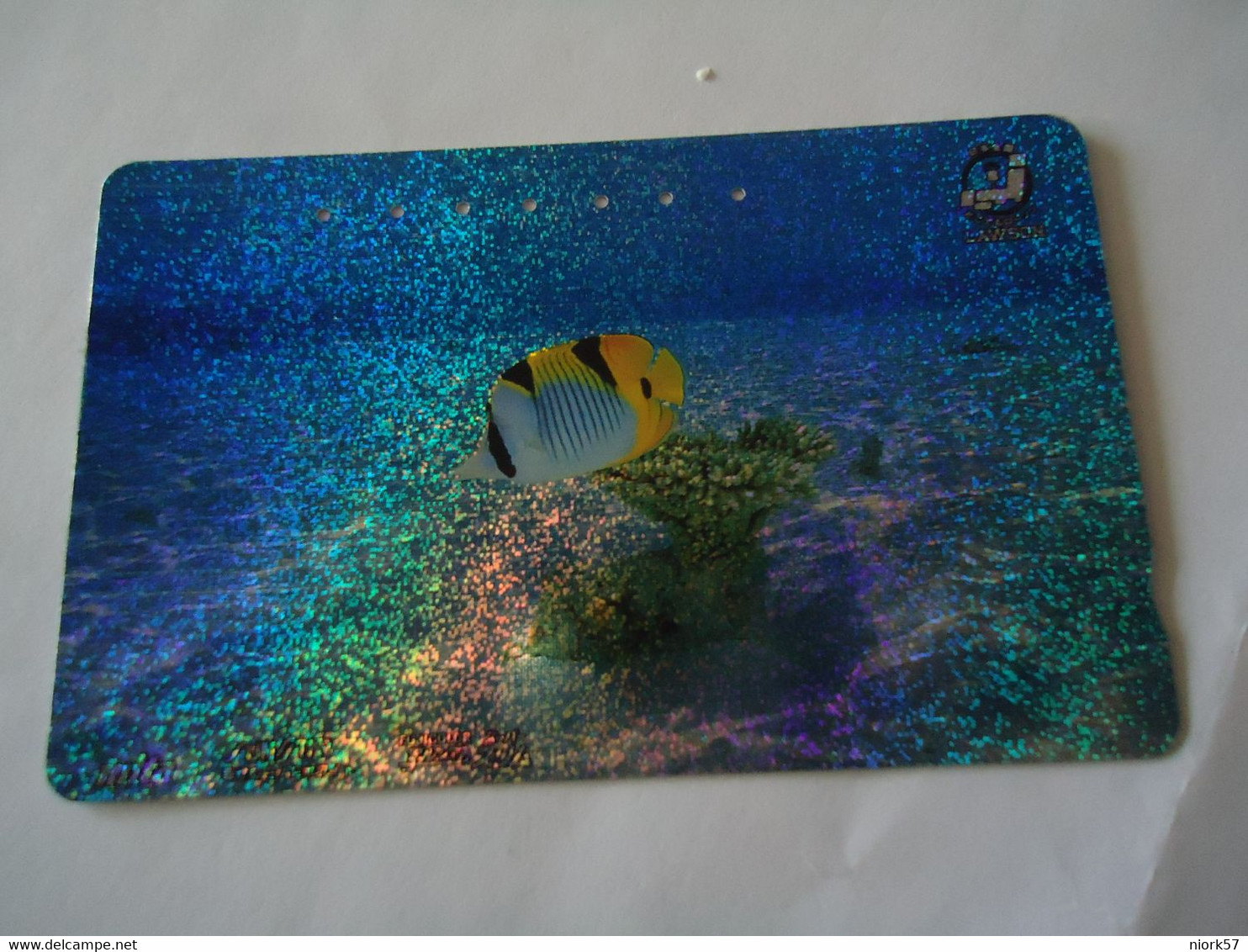 JAPAN USED CARDS  GOLDEN  FISHES FISHE - Peces
