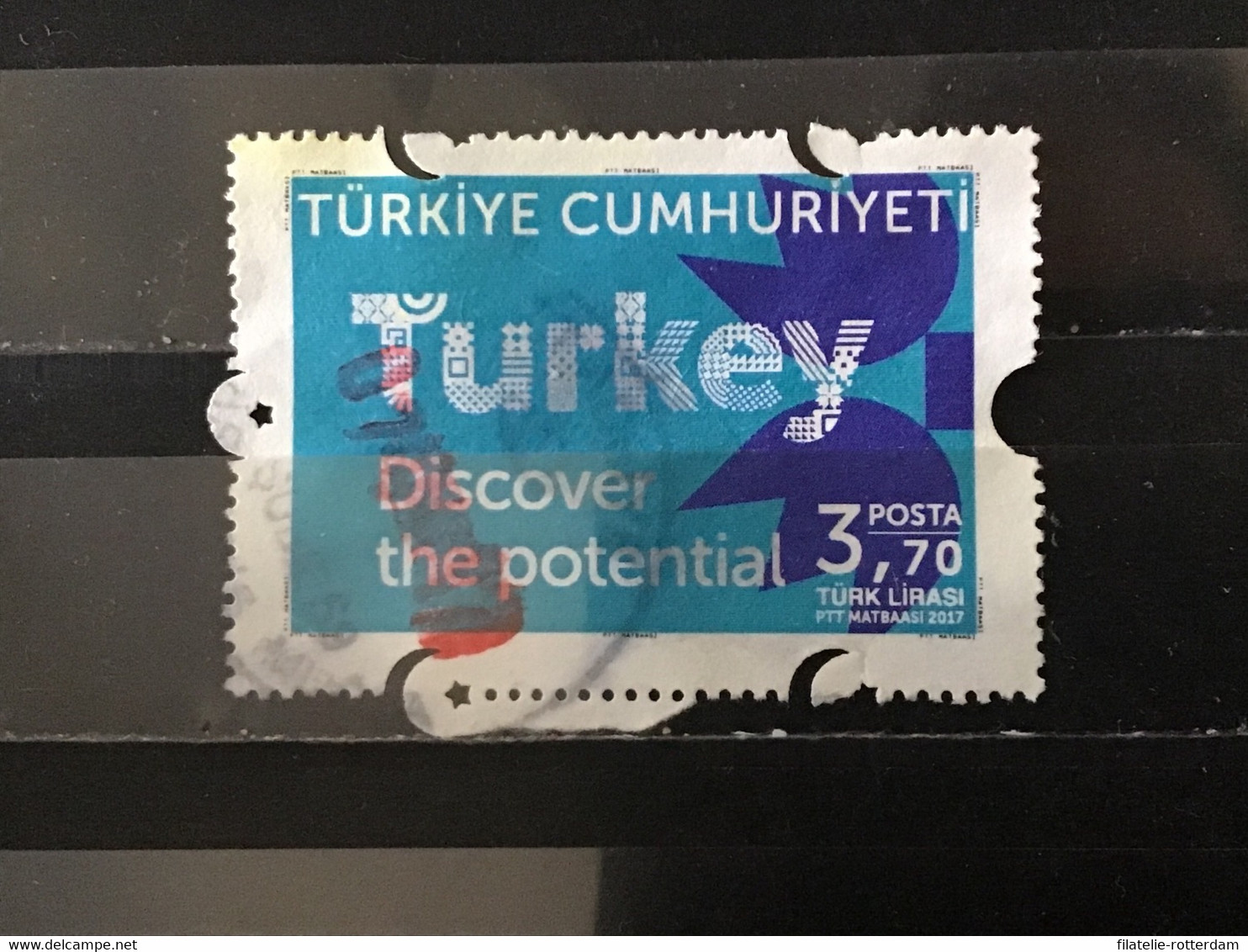 Turkije / Turkey - Ontdek Het Potentieel (3.70) 2017 - Used Stamps