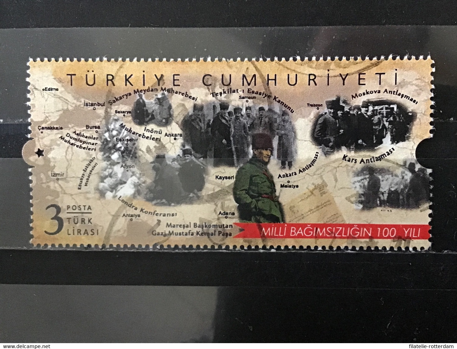 Turkije / Turkey - Landkaarten (3) 2021 - Used Stamps