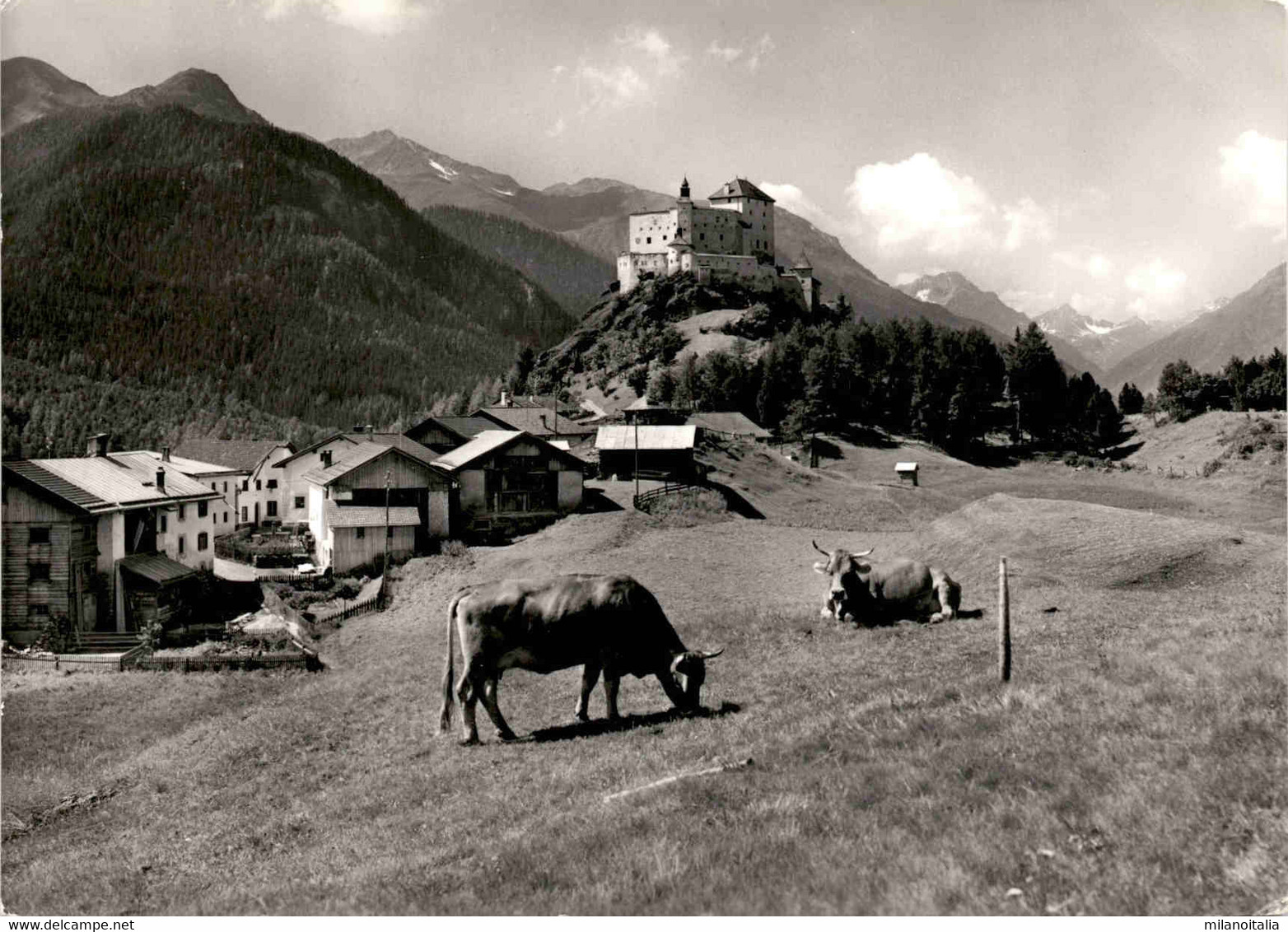 Schloss Tarasp / Unterengadin (24/497) * 15. 8. 1964 - Tarasp