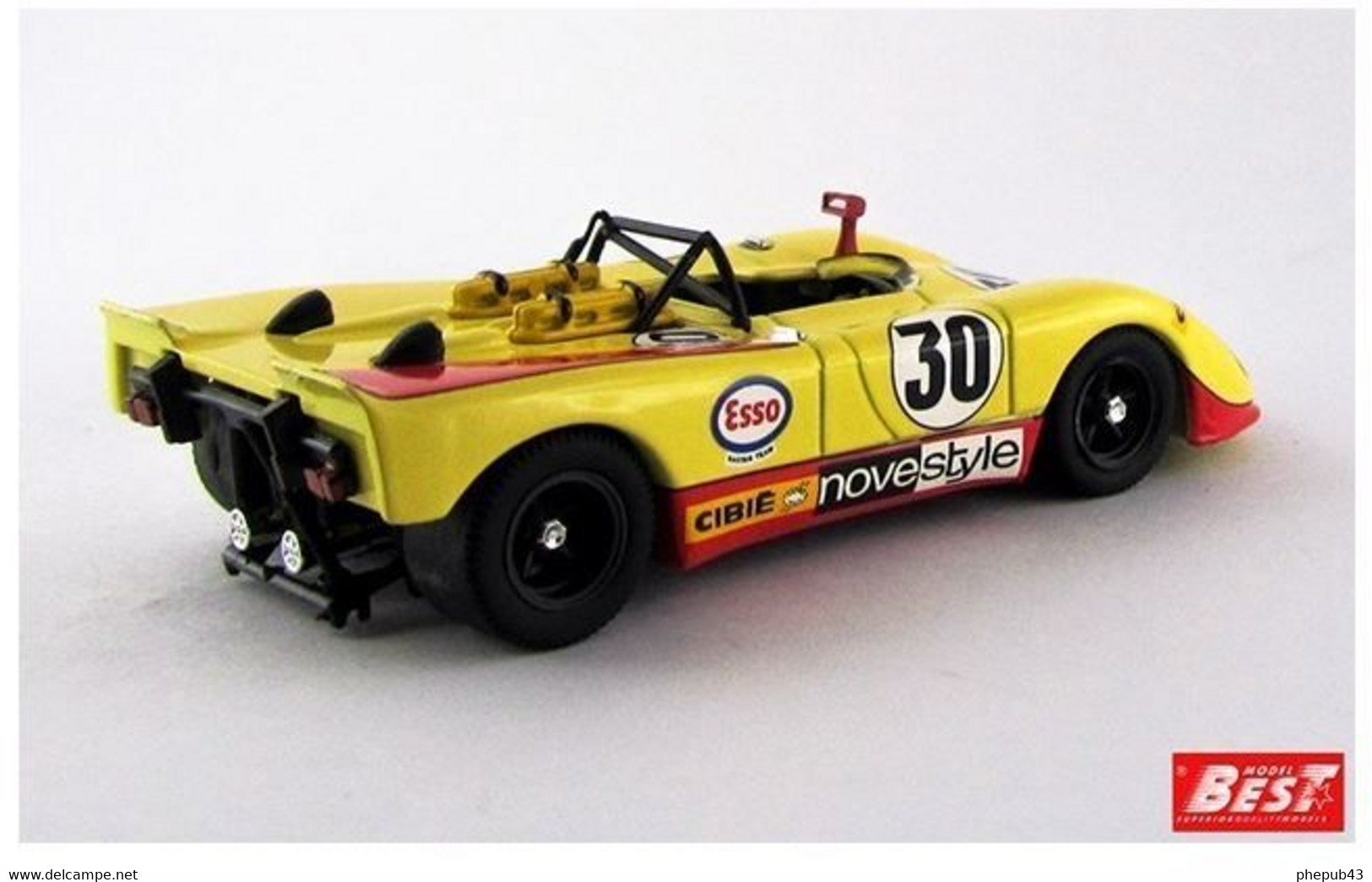 Porsche 908/02 Flunder - Casson/Leuze - 24h Le Mans 1971 #30 - Best Model - Best Model