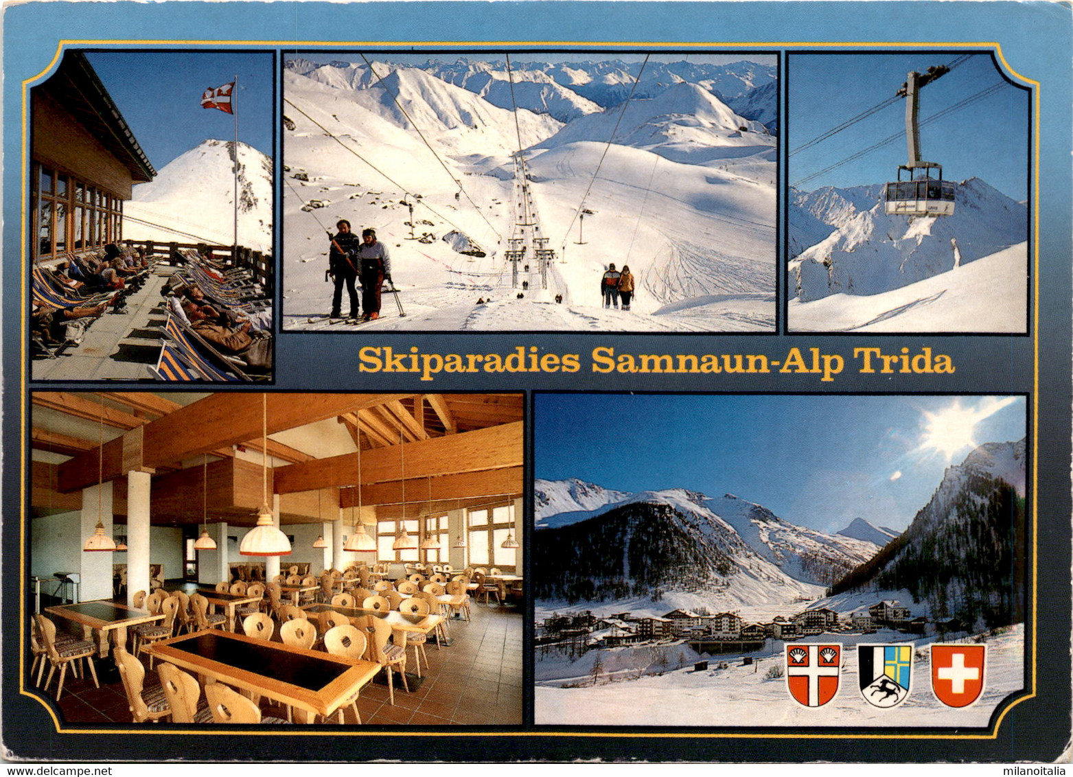 Skiparadies Samnaun - Alp Trida - 5 Bilder (3573) * 25. 3. 1988 - Samnaun