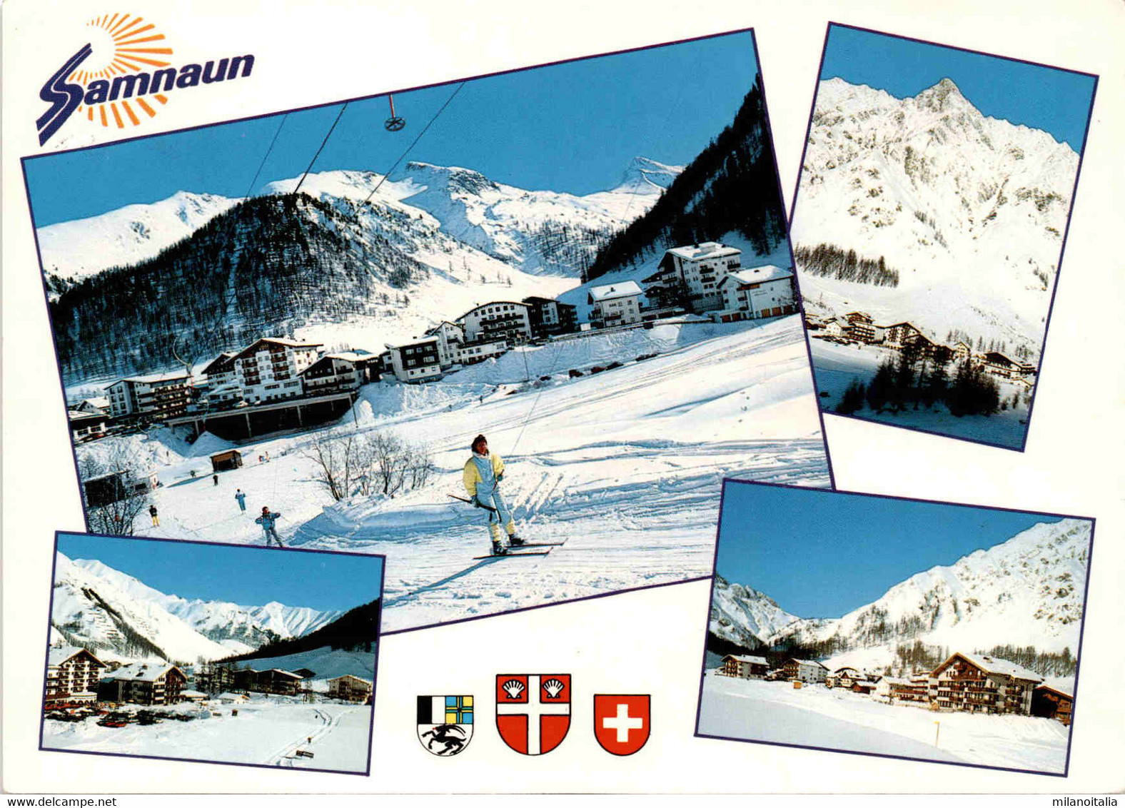Samnaun Im Unter-Engadin - 4 Bilder (4481) * 19. 1. 1989 - Samnaun