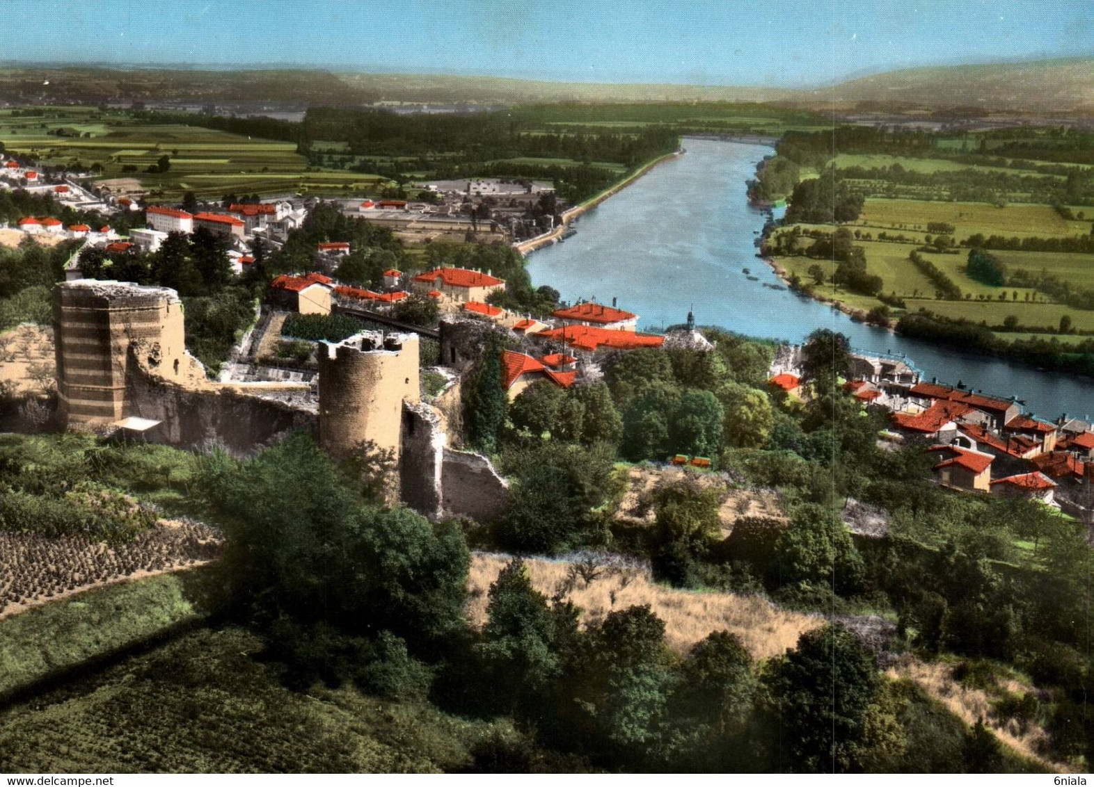 7330 Carte TREVOUX Les Tours De L'Ancienne Forteresse    (scan Recto-verso) 01 Ain - Trévoux