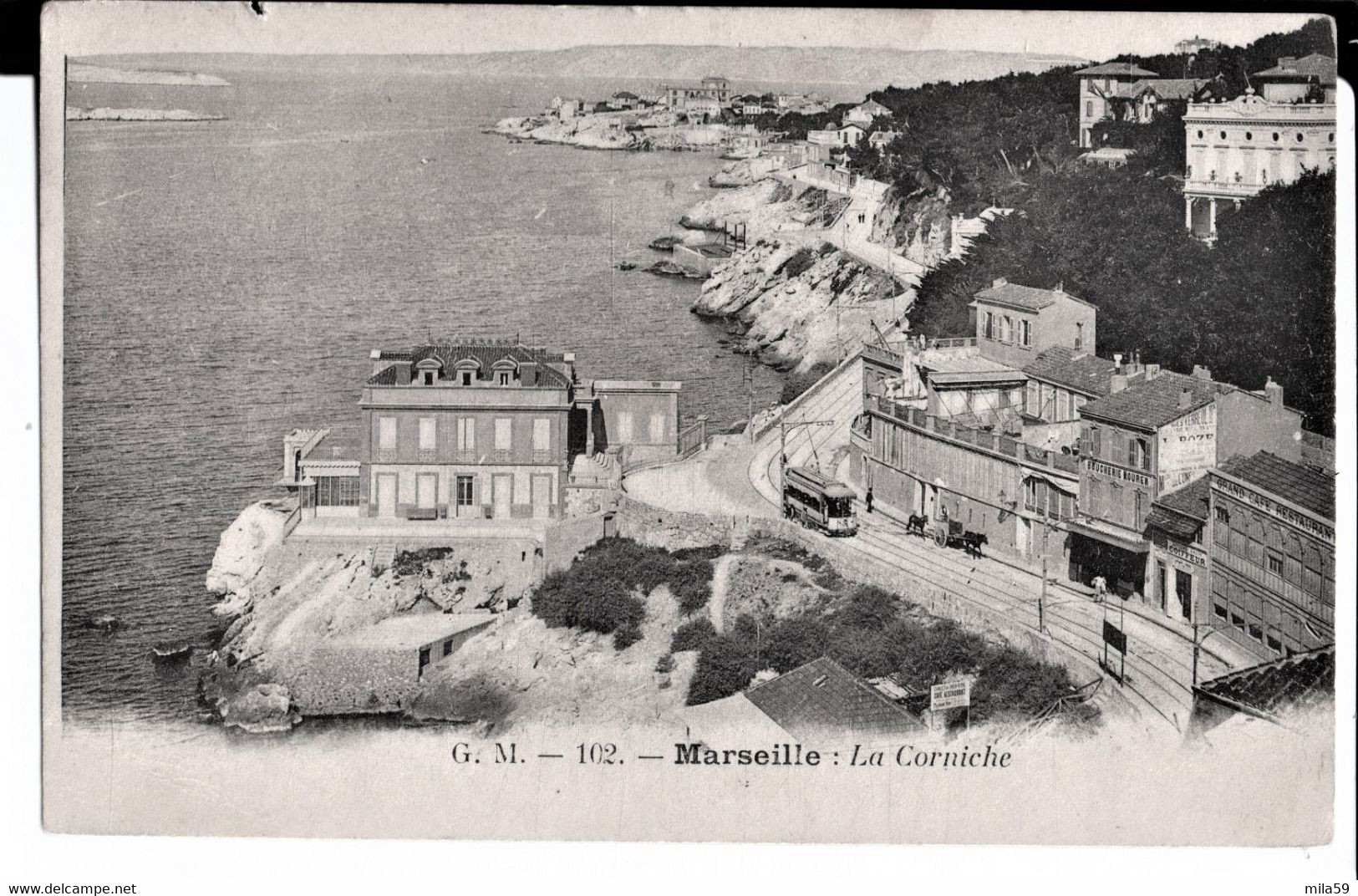 102. Marseille. La Corniche. - L'Estaque