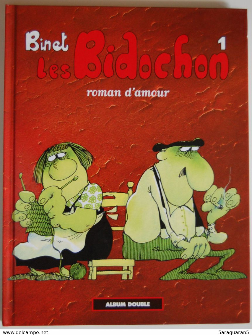 BD LES BIDOCHON - Roman D'amour / En Vacances - Album Double - Bidochon, Les