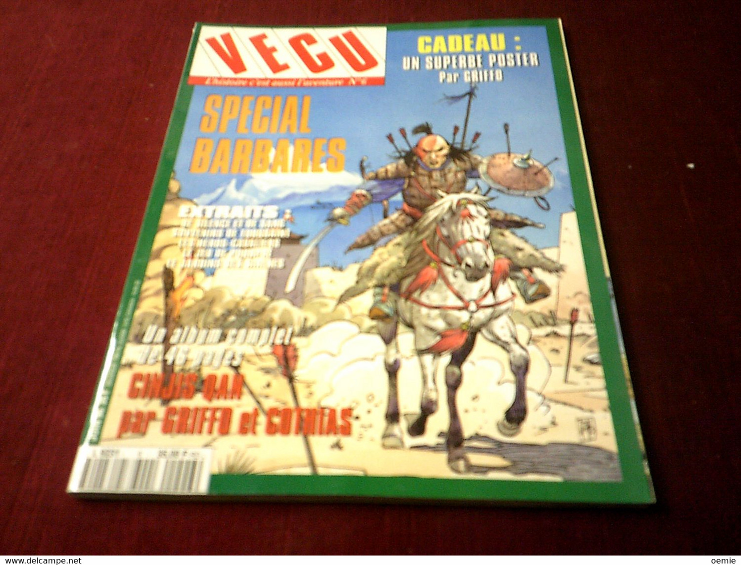 MAGAZINE  VECU  L'HISTOIRE C'EST AUSSI L'AVENTURE N° 6 JUIN  1996 - Vécu