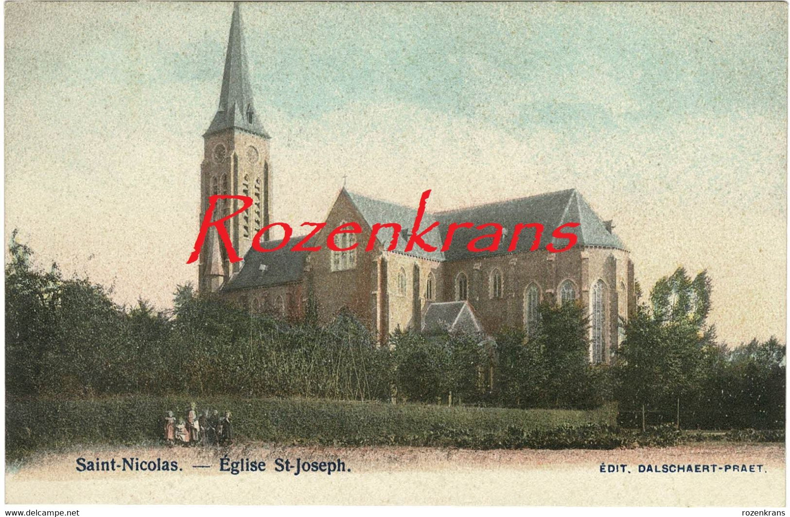 St Sint Niklaas Waas Saint Nicolas Eglise St Joseph Geanimeerd (In Zeer Goede Staat) - Sint-Niklaas