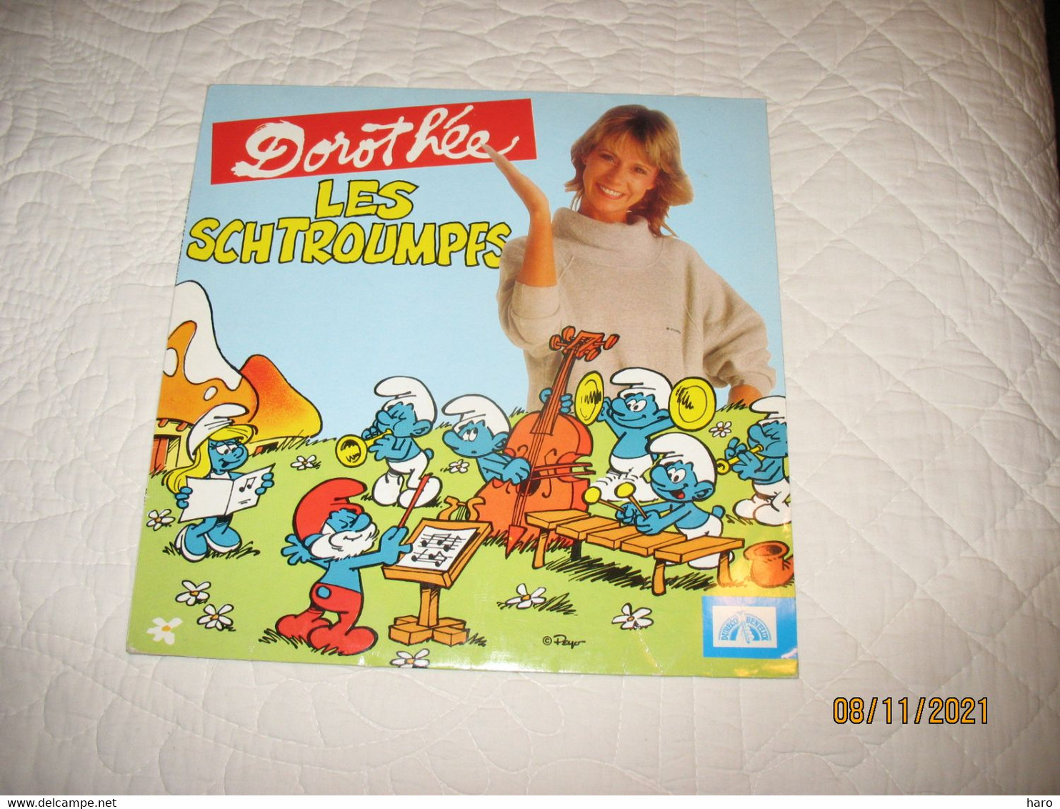 Disque 33 T - " Dorothée Et Les Schtroumphs " 1982 - BD - Peyo - Bambini