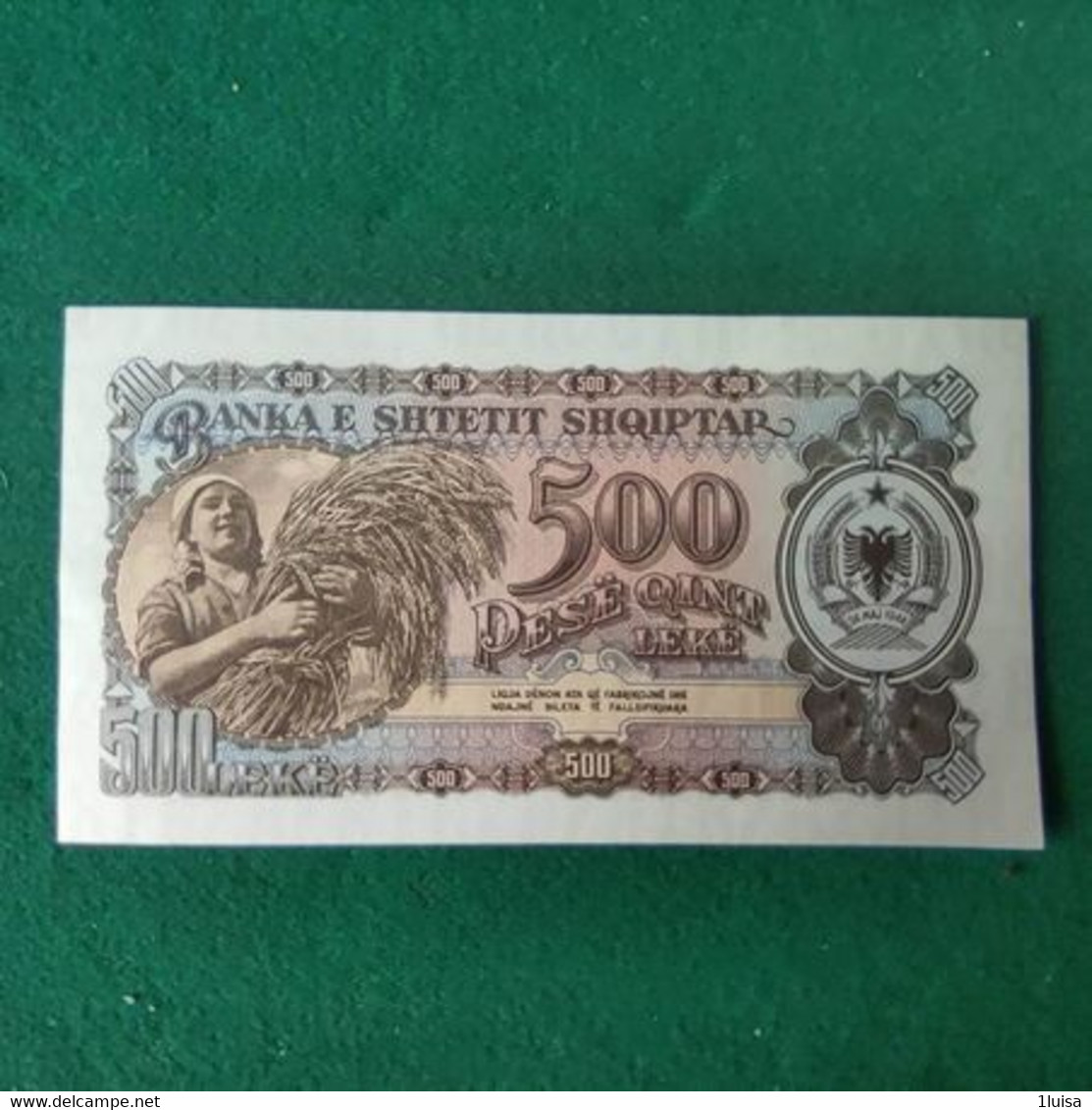 ALBANIA 500 Franchi 1957 - Albanie