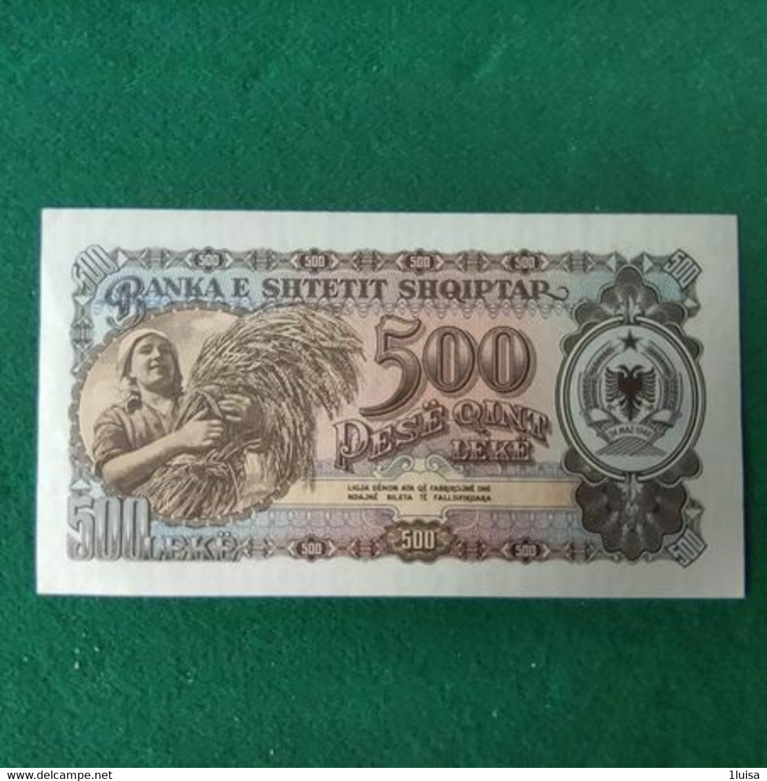 ALBANIA 500 Franchi 1957 - Albania