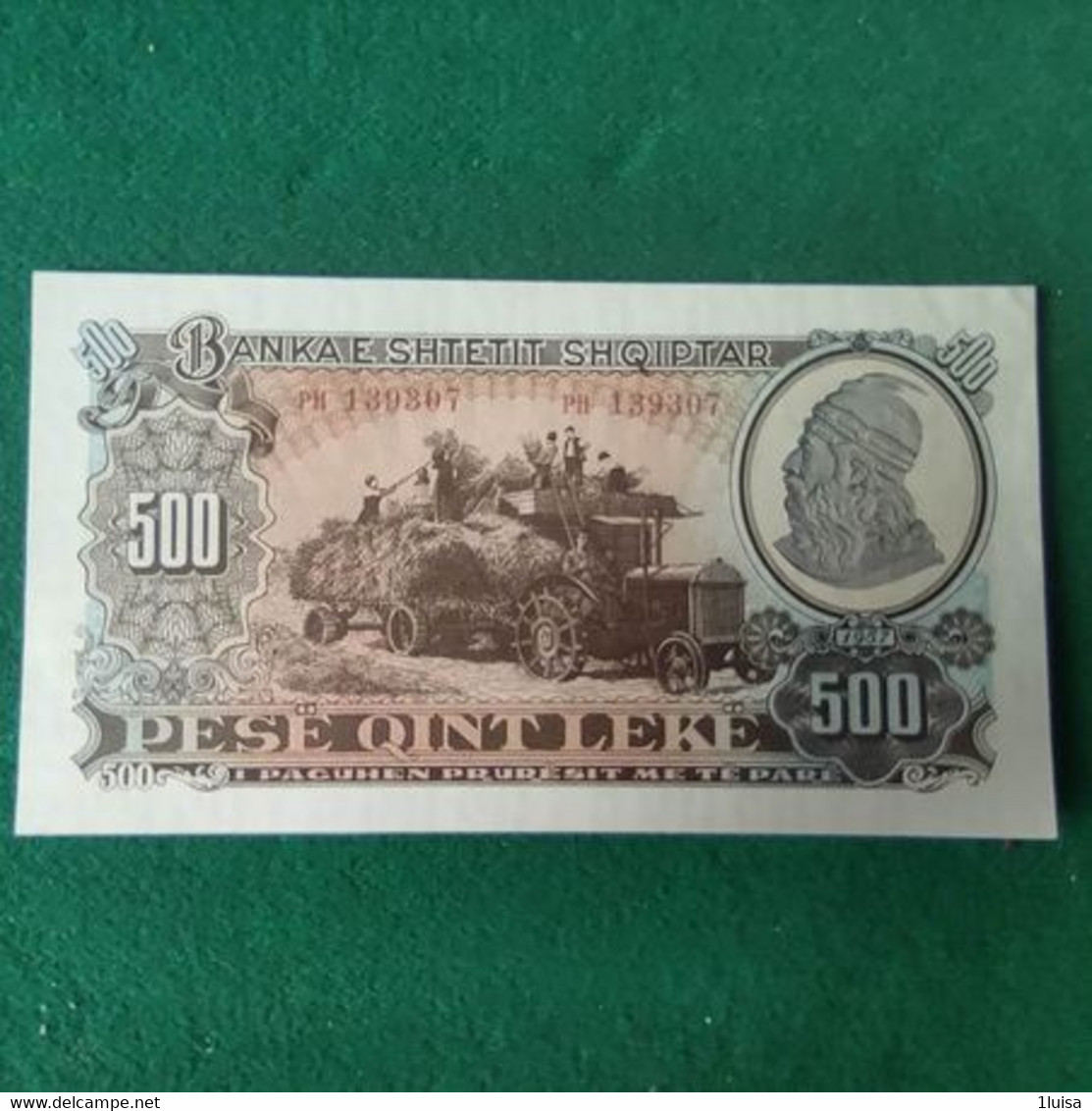 ALBANIA 500 Franchi 1957 - Albanie