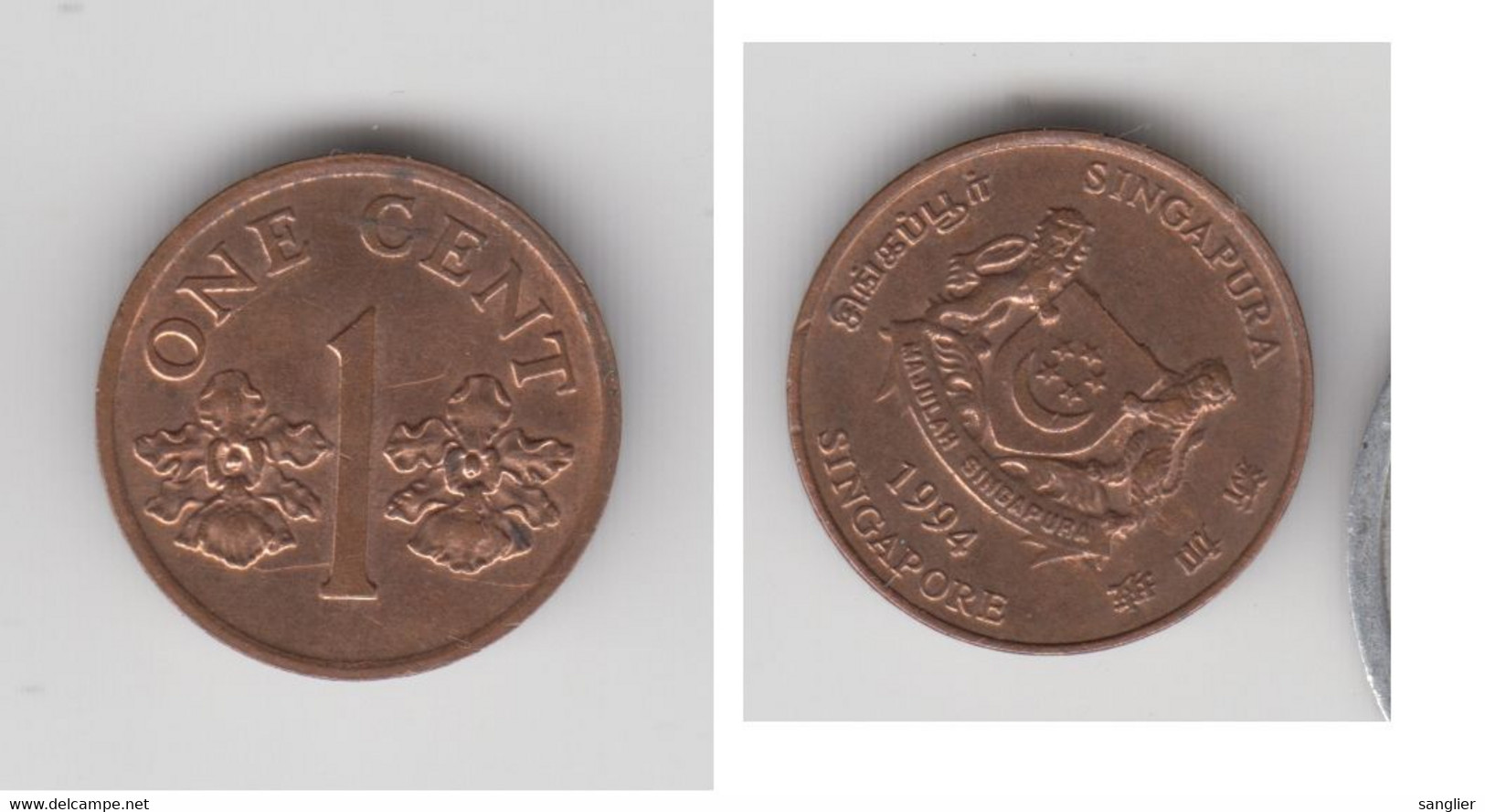 ONE CENT  1994 TTB/SUP - Singapour